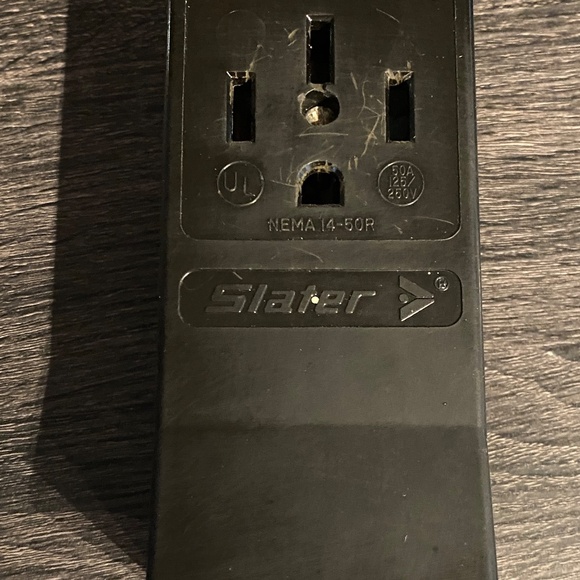 Slater 3854 Range Surface Power Outlet Receptacle 50A 125/250V 4Wire NEMA 14-50R - Picture 3 of 8